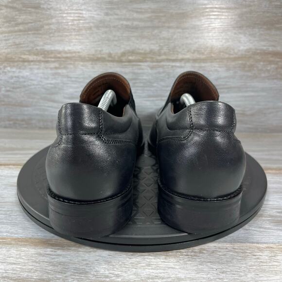 Johnston & Murphy Mens Barlett Black Leather Slip On Loafers Size 11 M - Picture 3 of 10